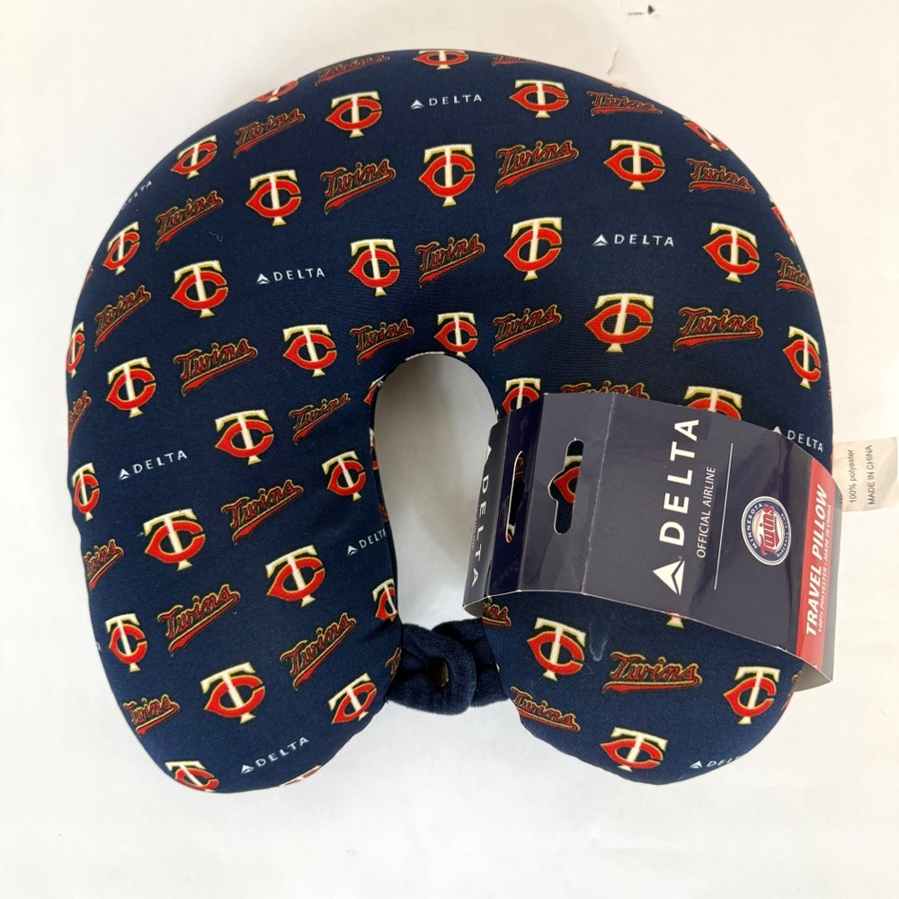 Delta Minnesota Twins Travel Neck Pillow
